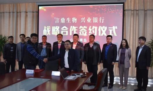 深入银企合作 实现共赢发展——通辽米乐集团生物与兴业银行莱西支行签定战术合作和谈